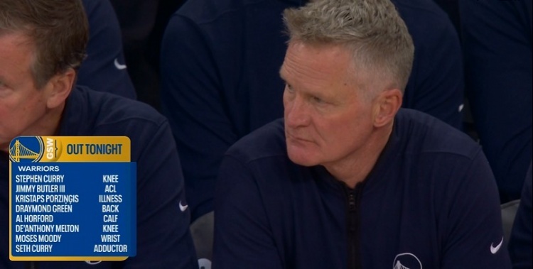 彩票网-不忍直视!勇士本场对阵尼克斯 大小库里&巴特勒&追梦等8人缺席